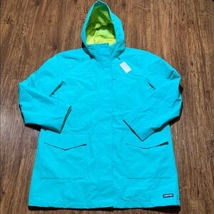 NWT Lands End Women’s Squall Weatherproof Jacket Hood Size XL